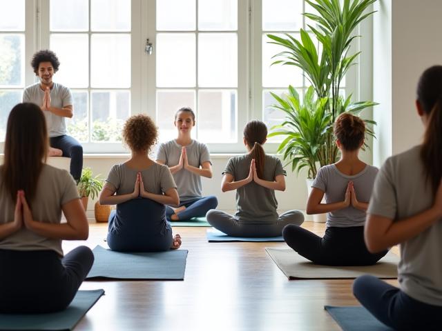 職場のウェルネスを向上させるヨガセッション