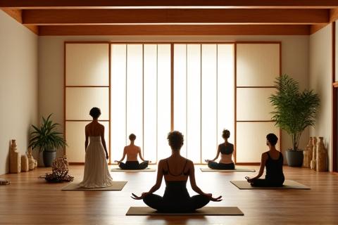 スタジオでのプライベートグループセッション